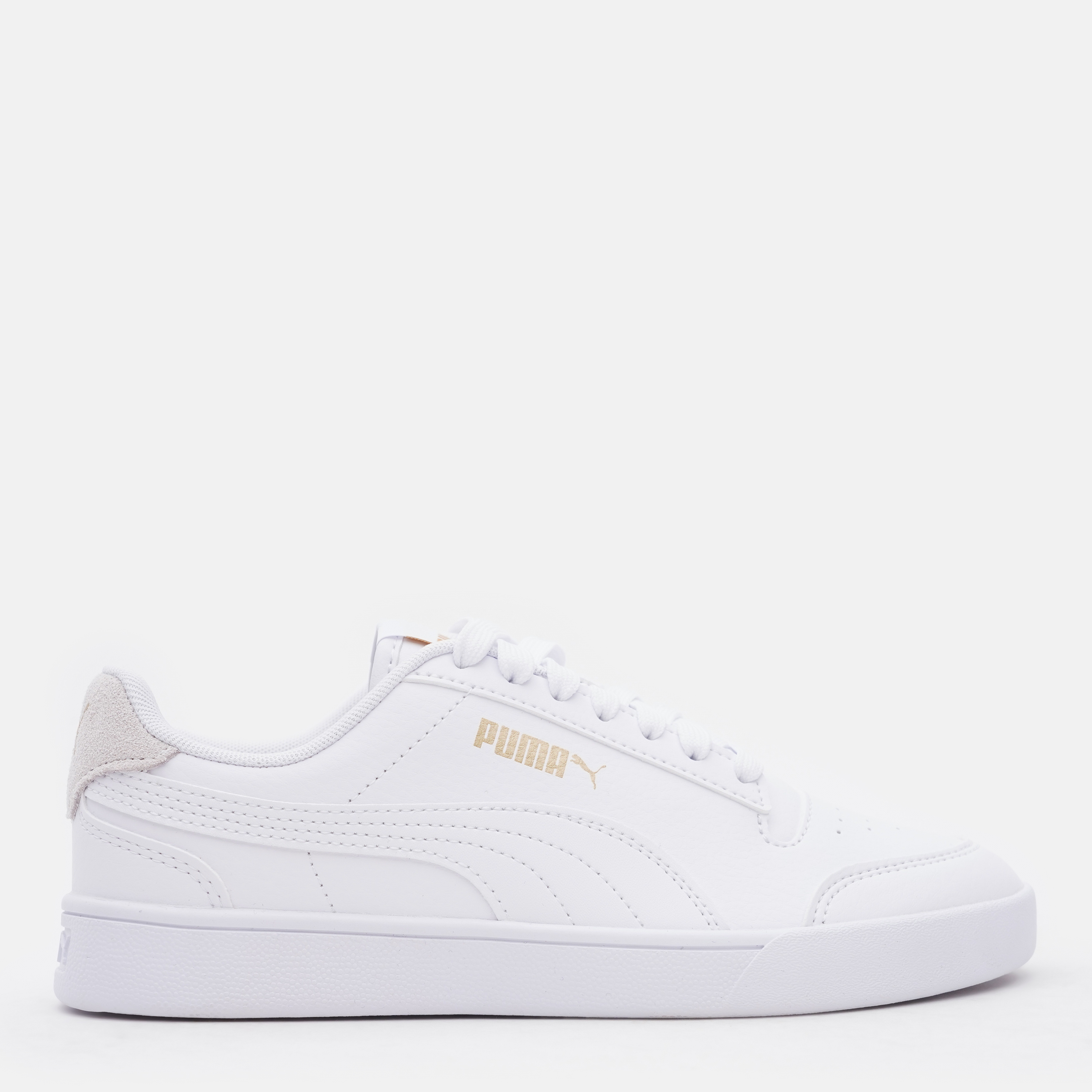 Акція на Жіночі кеди низькі Puma Puma Shuffle 30966808 40 (6.5) 25.5 см White-Team Gold від Rozetka