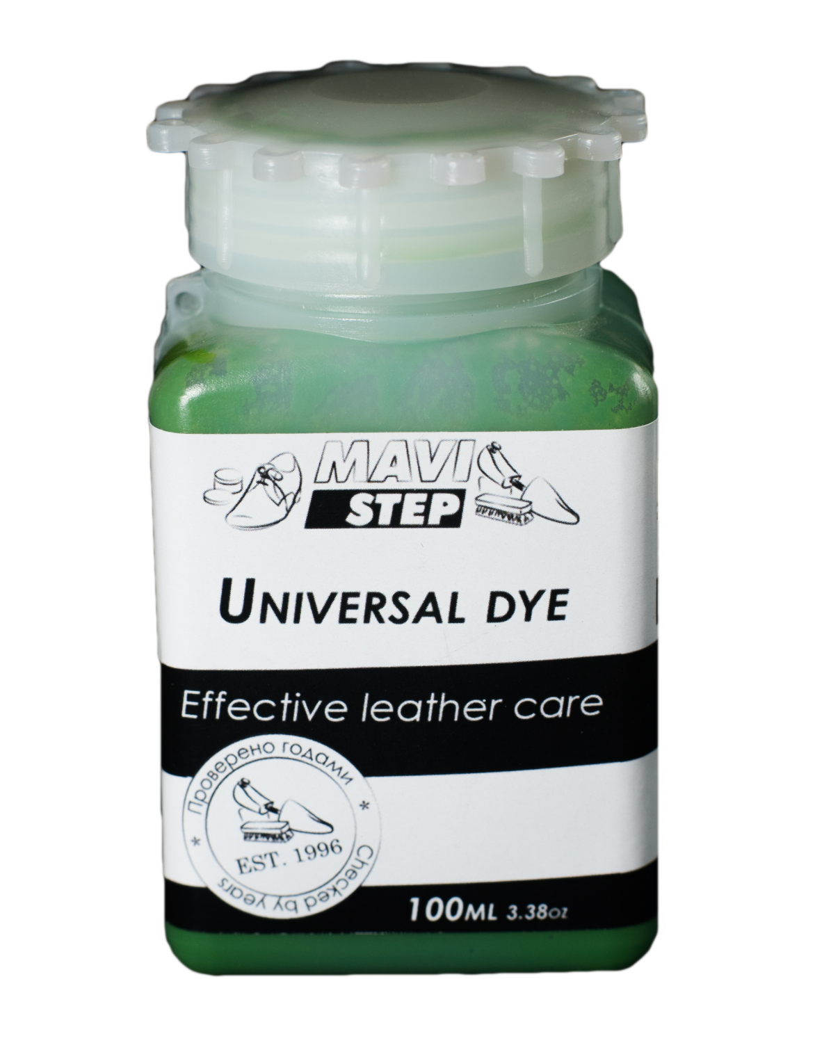 

Краска для кожи зелёная MAVI STEP Universal Dye, 100 мл