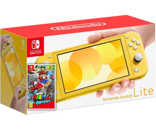 

Nintendo Switch Lite Yellow + Игра Super Mario Odyssey (русская версия)