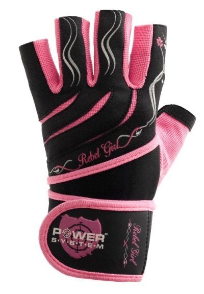 

Перчатки для фитнеса и тяжелой атлетики Power System Rebel Girl PS-2720 M Pink (SKL24-145537)