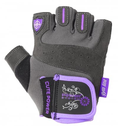 

Перчатки для фитнеса и тяжелой атлетики Power System Cute Power PS-2560 XS Purple (SKL24-145488)