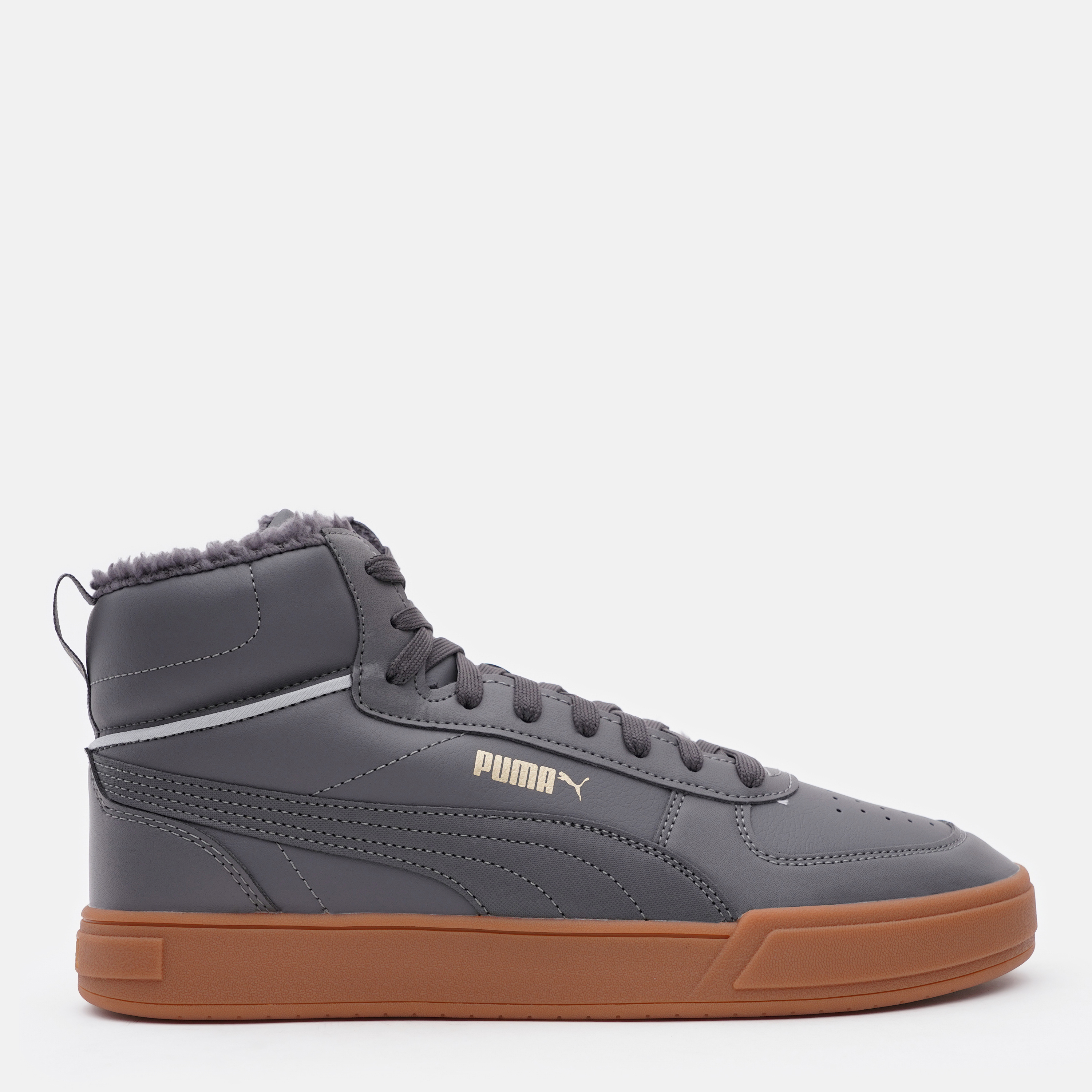 Акція на Чоловічі черевики Puma Caven Mid WTR 38584403 44 (9.5) 28.5 см Asphalt Team Gold-Platinum Gray від Rozetka