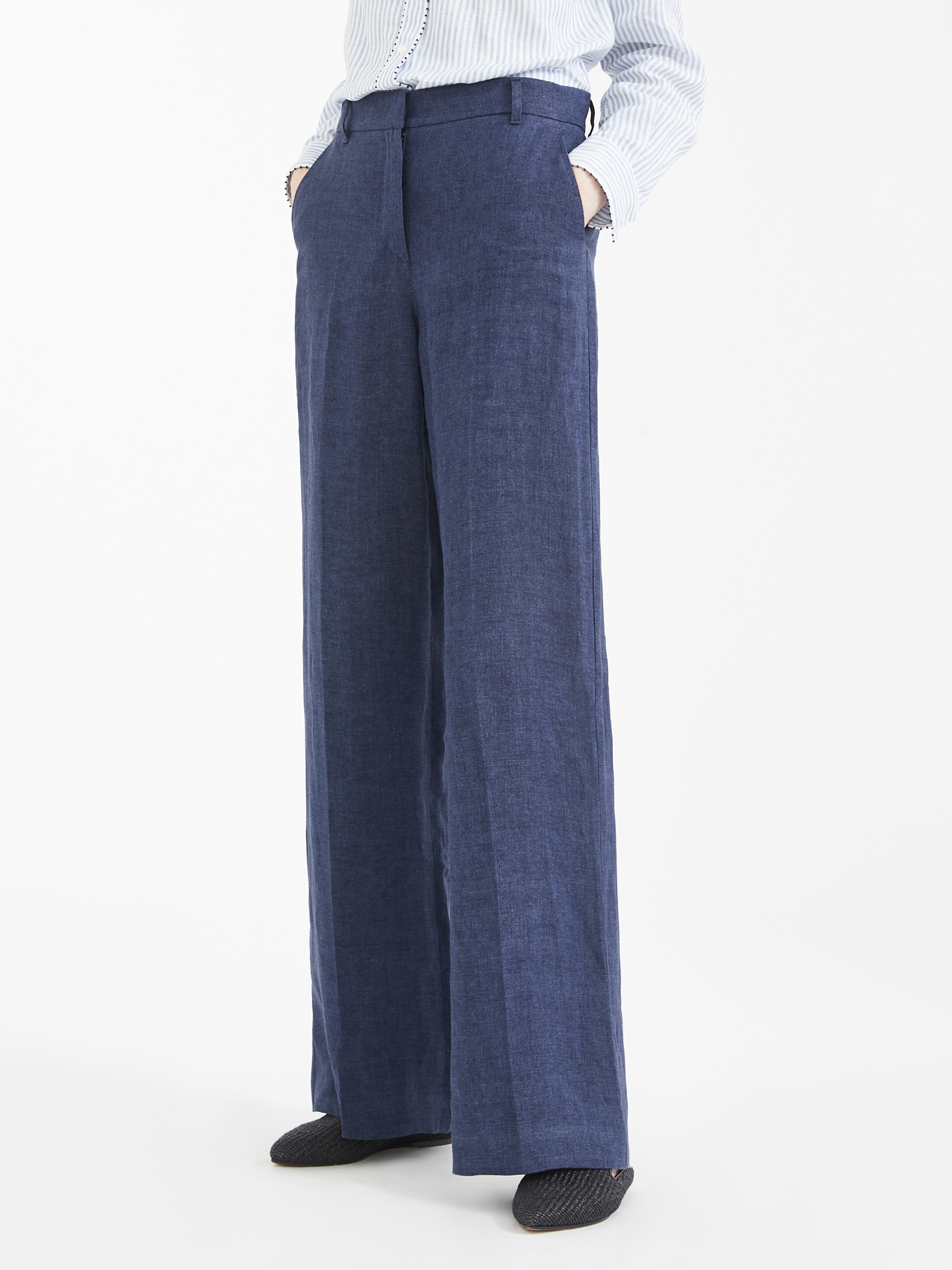 

Брюки MaxMara 42 Синие 51311601000