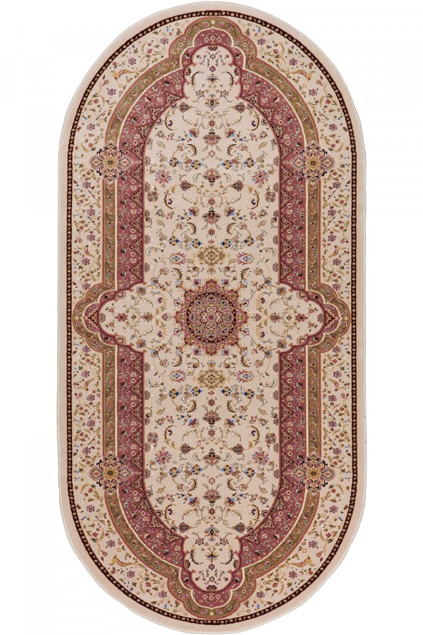 

Ковер ROYAL KERMAN 0804C 1x1.5 м. Овал Бежевый