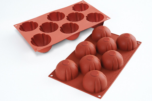 

Силиконовая форма купол Ø 64 мм h 42 мм Silikomart SF159/C