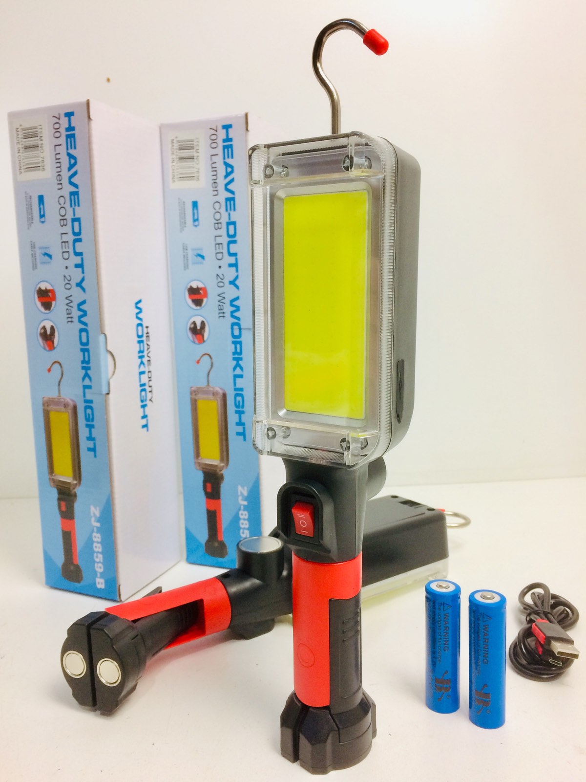 Мощная аккумуляторная LED лампа - фонарик аварийный светильник 8859 (с ...