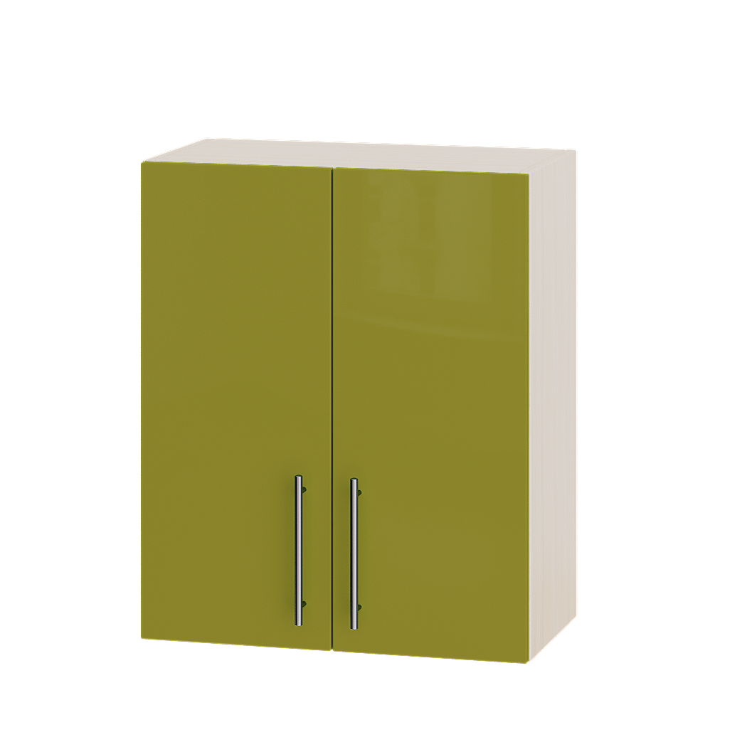 

Кухня Модерн модуль Верх Для Сушки В06-600 Олива Глянец - Дуб молочный 60х30х72см + сушилка для посуды