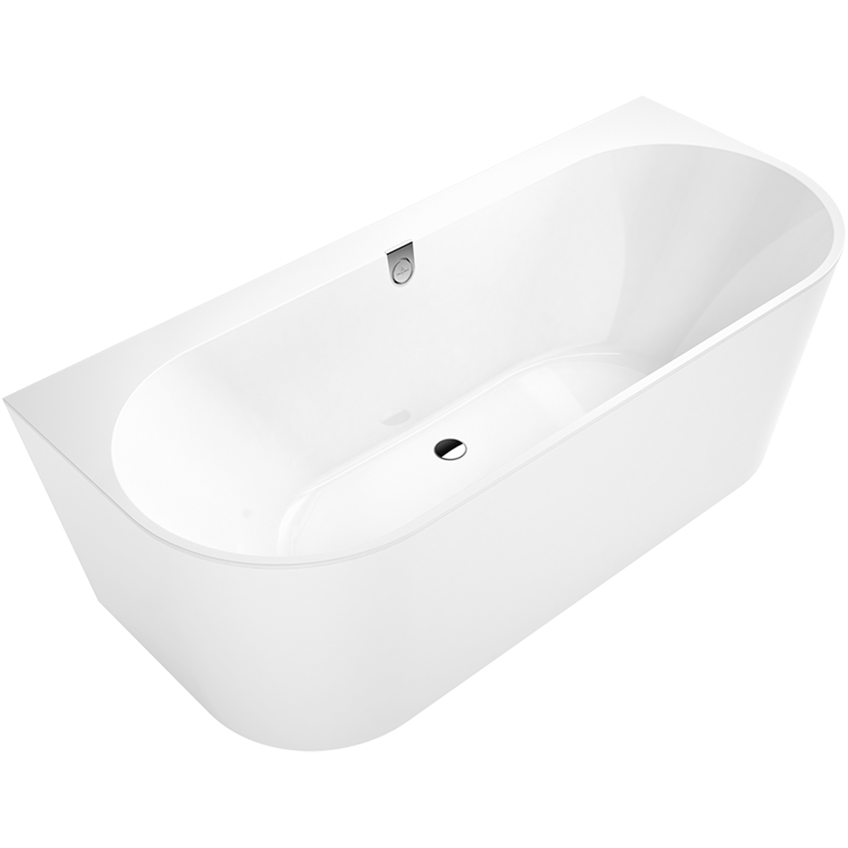 Villeroy & Boch OBERON 2.0 ванна 180*80см квариловая, пристенная, с ...