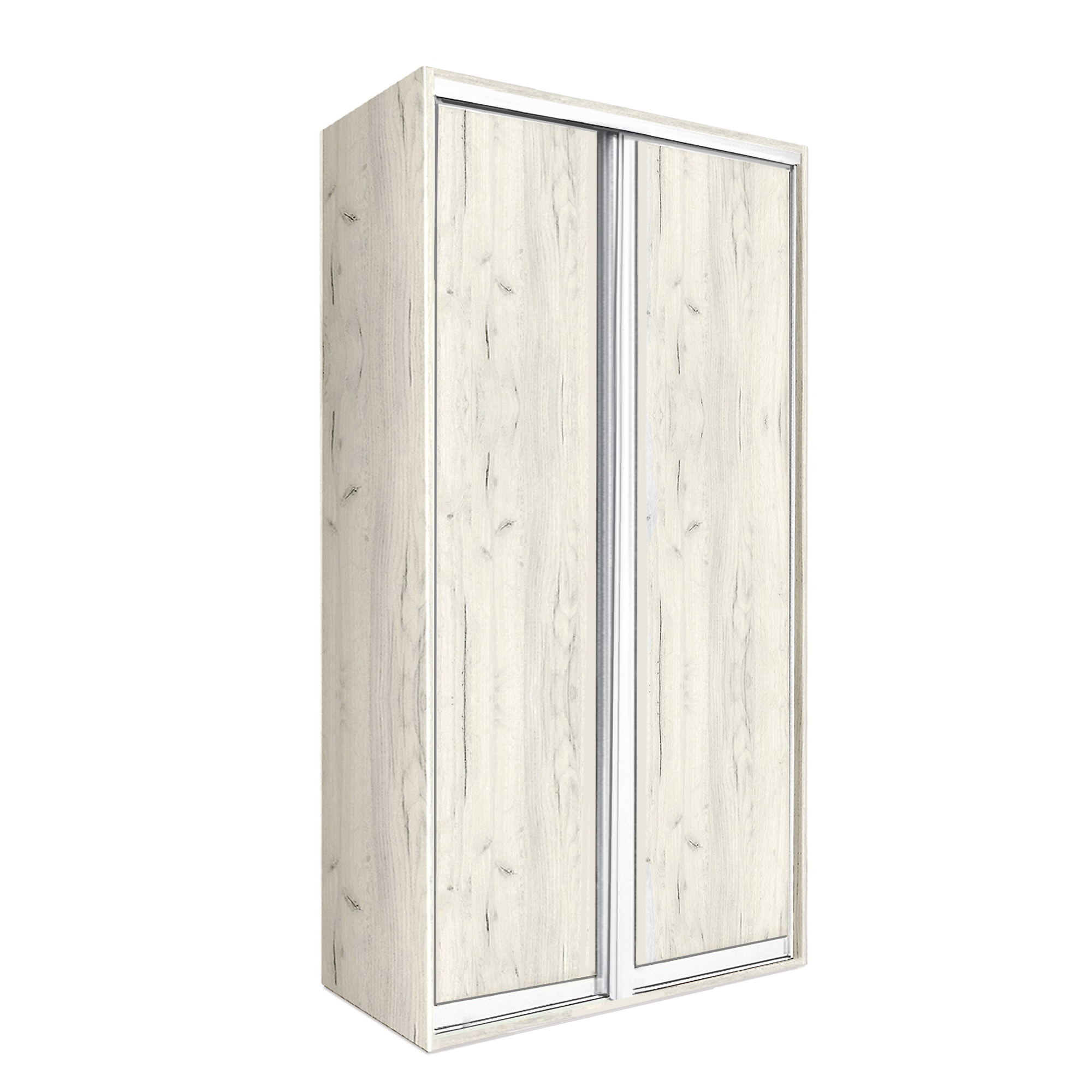 Шкаф-купе двухдверный односекционный Modern 100х45х240 см ДСП Дуб крафт ...