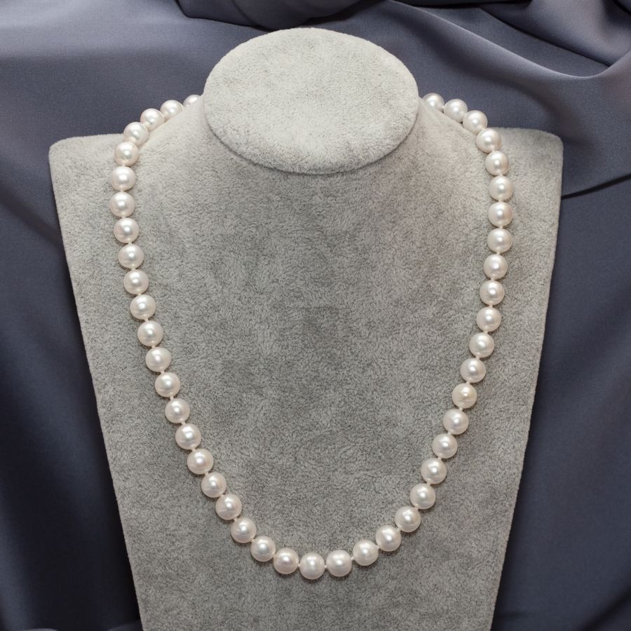 

Колье с белым пресноводным жемчугом 45 см Pearl K White 07