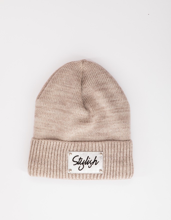 

Дитяча зимова шапка Жасмін бежевий 48-52 см. Alex