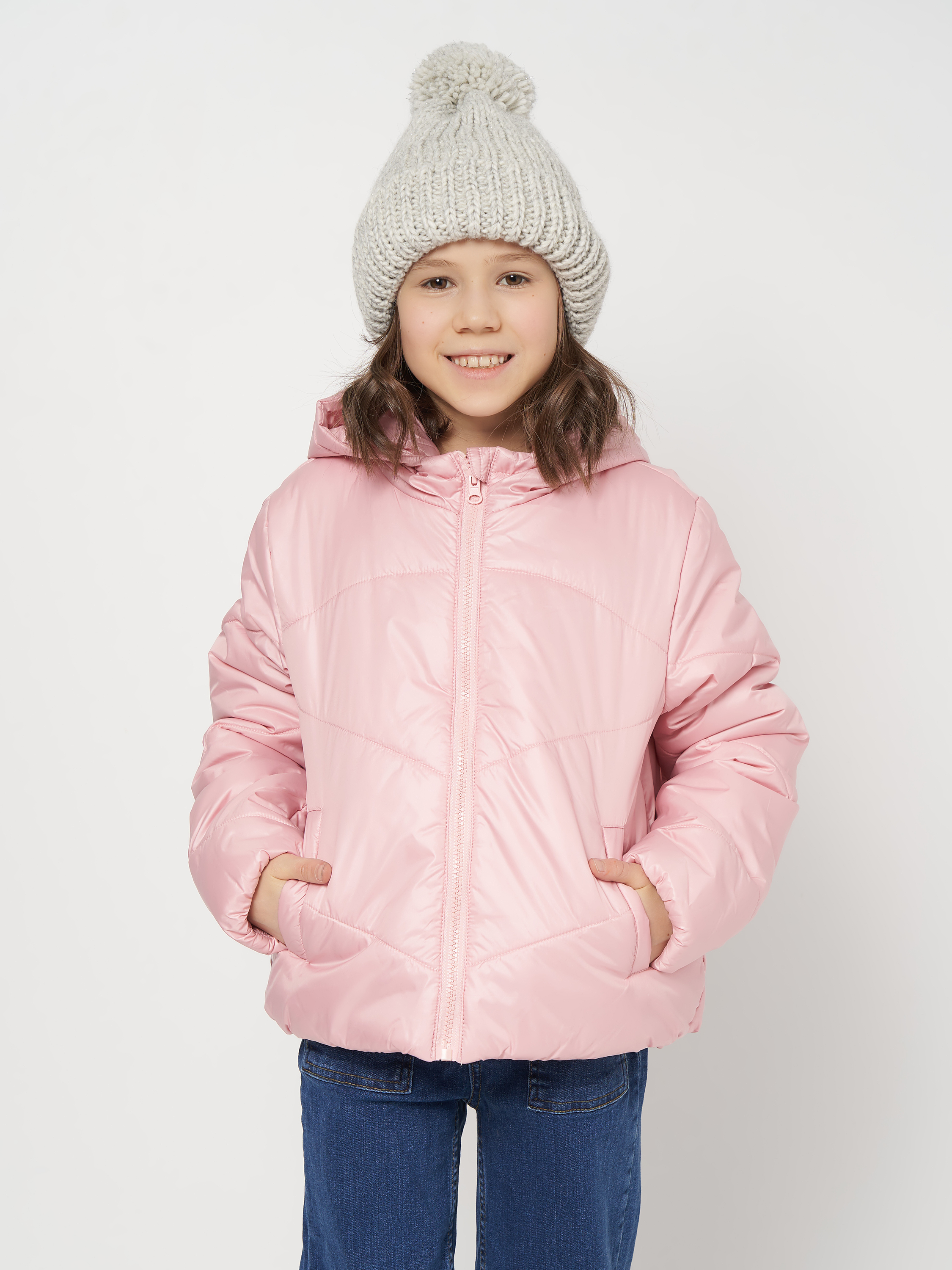 Акція на Дитяча демісезонна куртка для дівчинки Coccodrillo Outerwear Girl Kids ZC2152701OGK-033 122 см Рожева від Rozetka