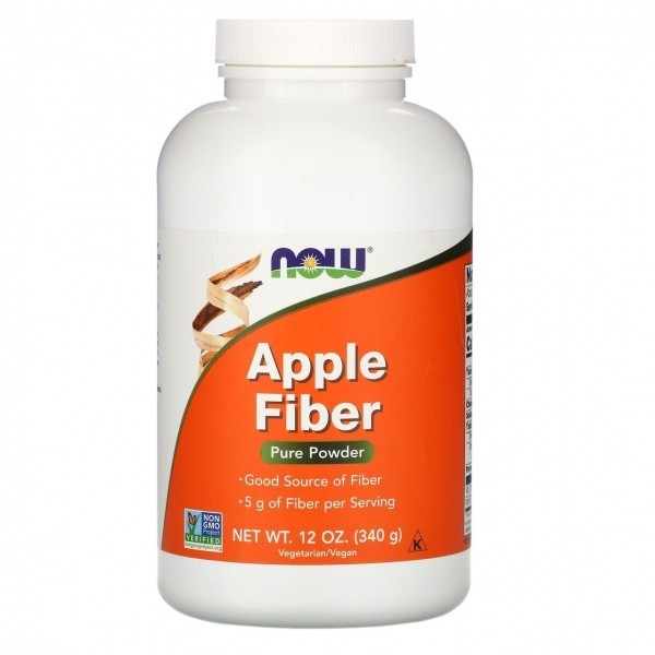 Яблучний пектин, Apple Fiber, Now Foods, 340 г (NOW05908) низкие