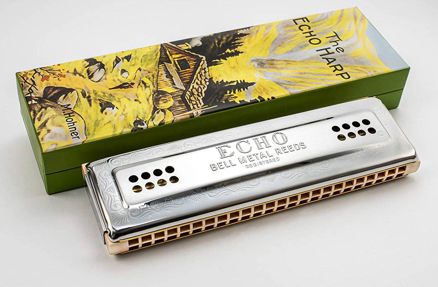 Губная гармошка Hohner M5696357 AD Echo Harp – фото, отзывы ...
