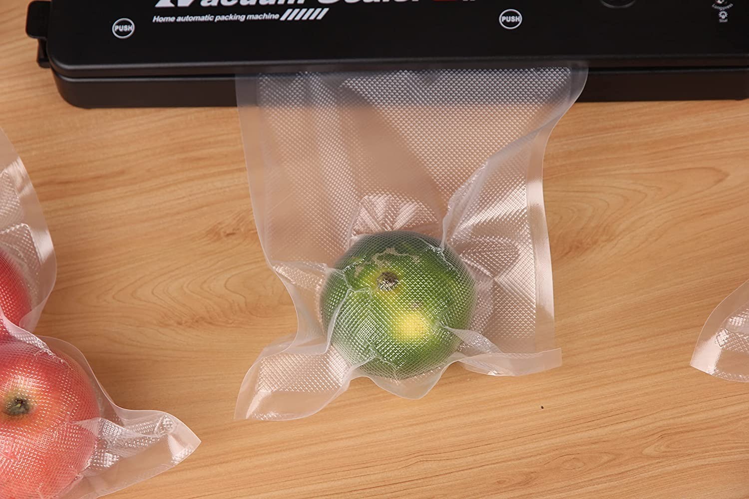 Вакуумний пакувальник "Vacuum Sealer ZFKK-0016" Чорний 90W, вакууматор ...