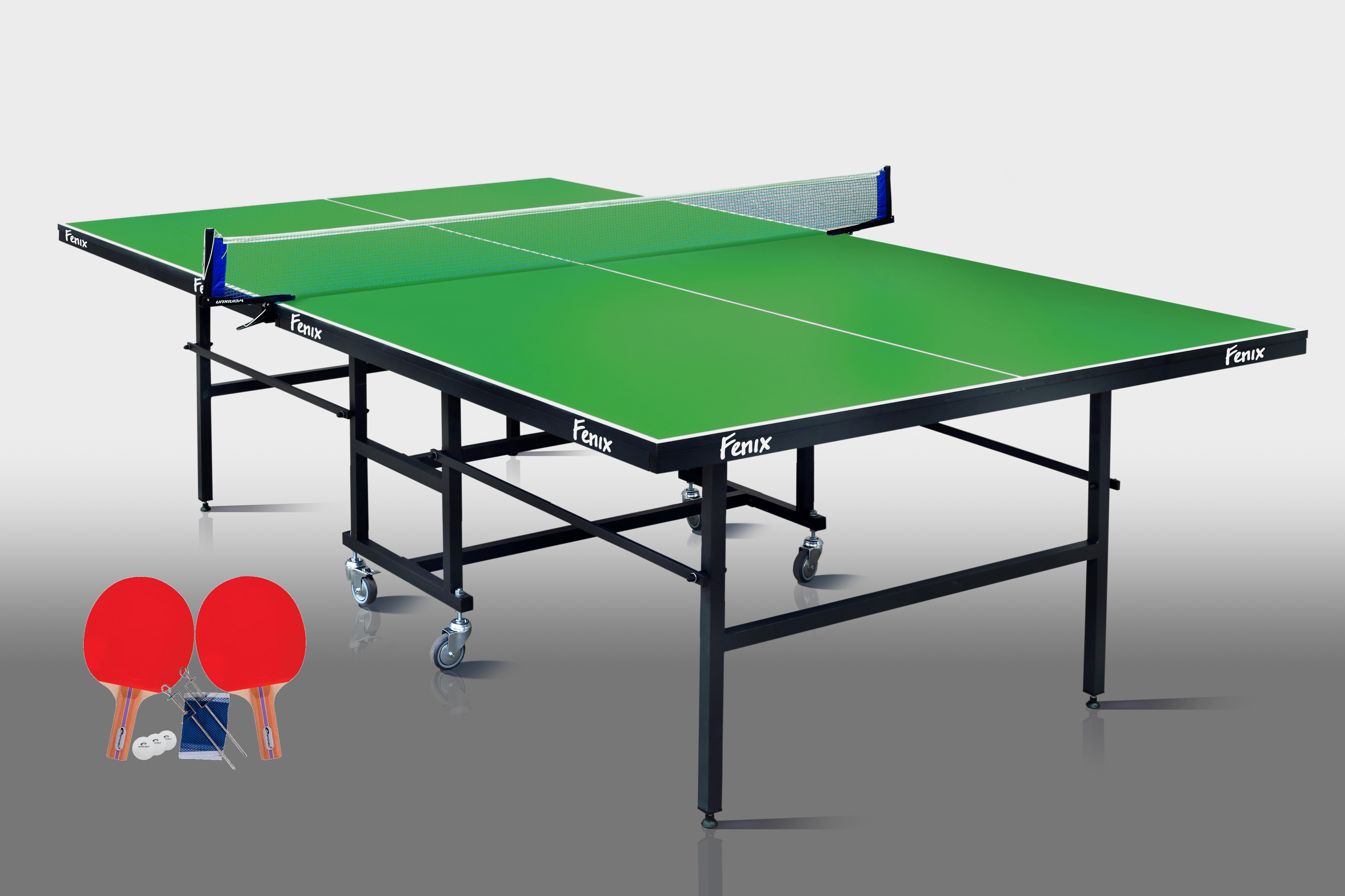 

Теннисный стол для помещений «Феникс» Home Sport M19 зеленый, (026-0022)