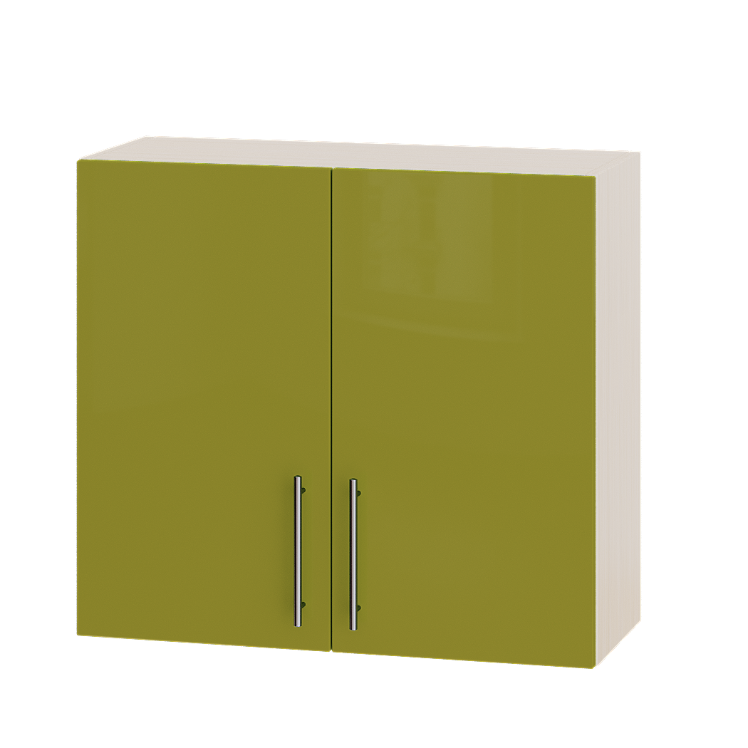 

Кухня Модерн модуль Верх Для Сушки В06-800 Олива Глянец - Дуб молочный 80х30х72см + сушилка для посуды