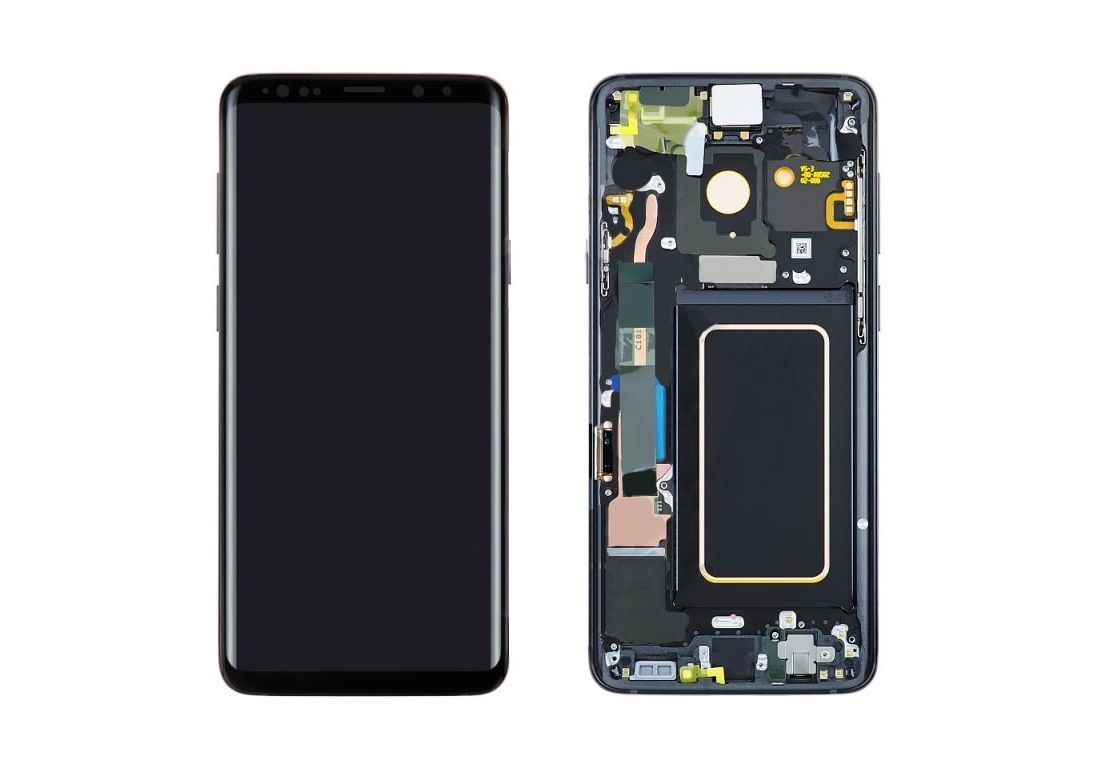 

Дисплей + Сенсор (модуль) экран Samsung G965F Galaxy S9 Plus черный + рамка AMOLED high copy