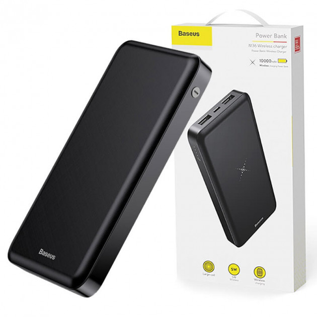 

Power Bank Baseus M36 10000 mAh черный high copy