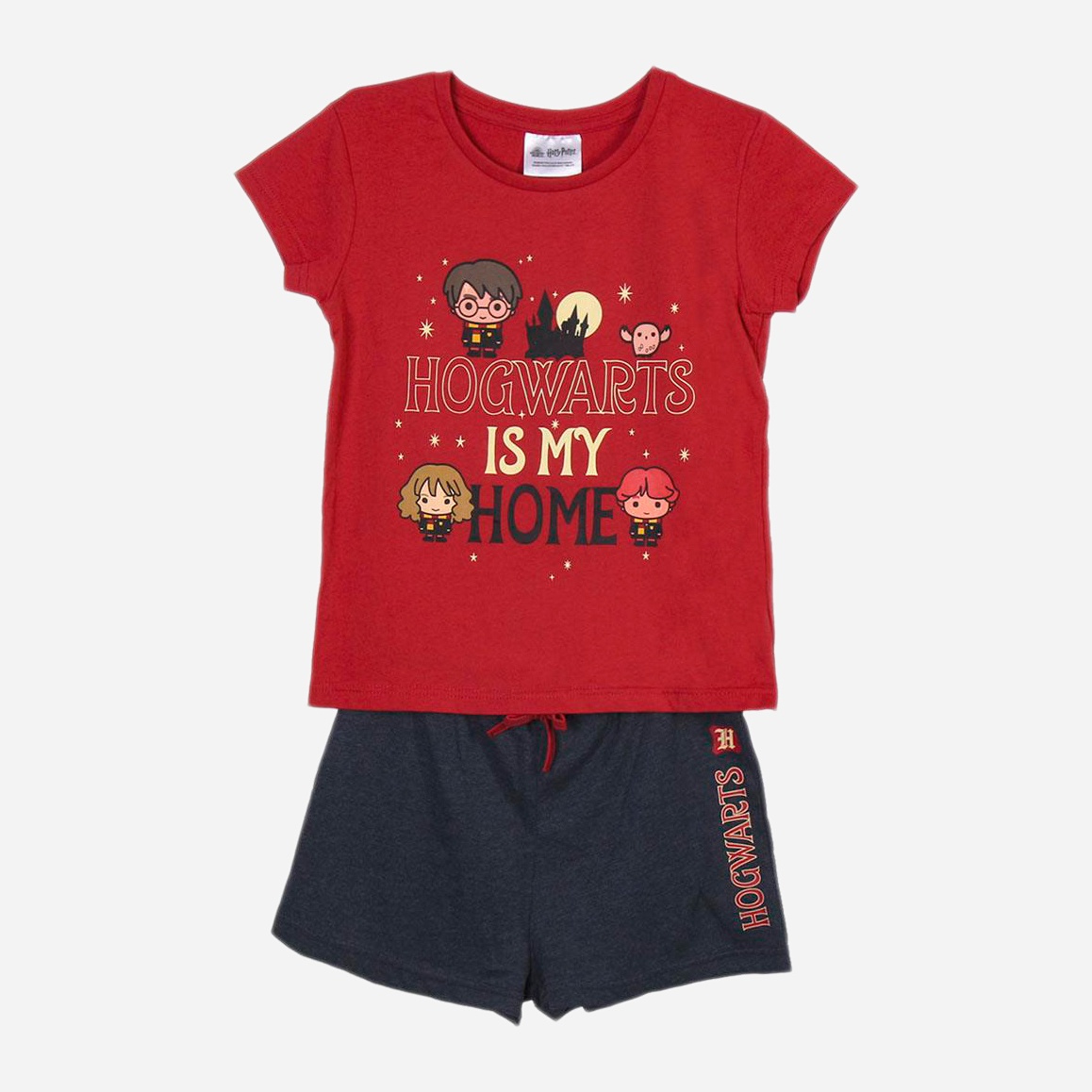 Акція на Піжама літня дитяча (футболка + шорти) Disney 2200009098 98-104 см Темно-Червона від Rozetka