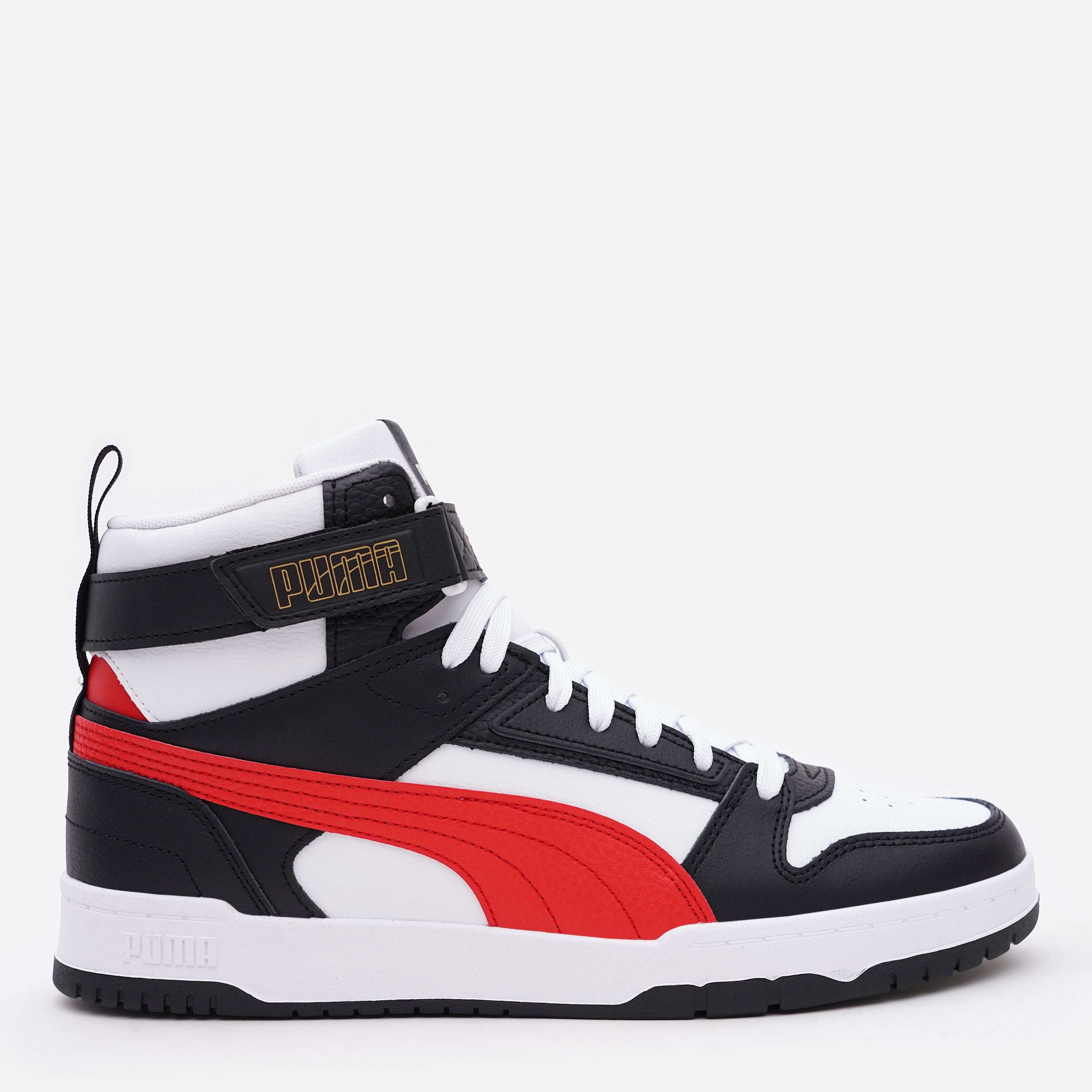 Акція на Чоловічі черевики Puma RBD Game 38583905 42.5 (8.5) 27.5 см White-High Risk Red-Black-Team Gold від Rozetka