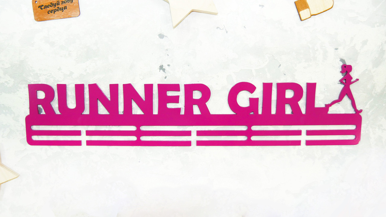 

Медальница из металла "RUNNER GIRL"