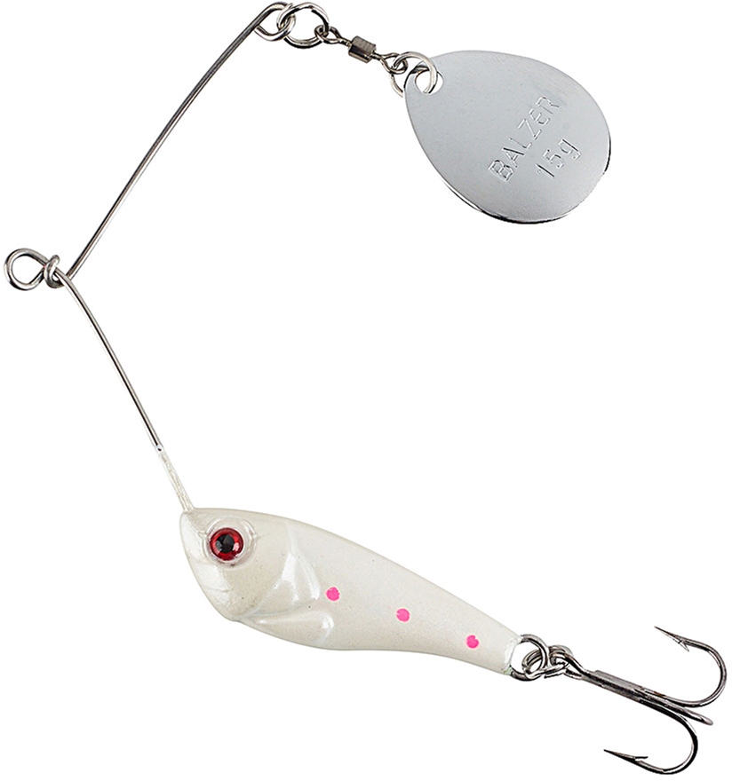 

Cпиннербейт Balzer Colonel Micro Spinner Bait 5 г White-Pink (13335 107)