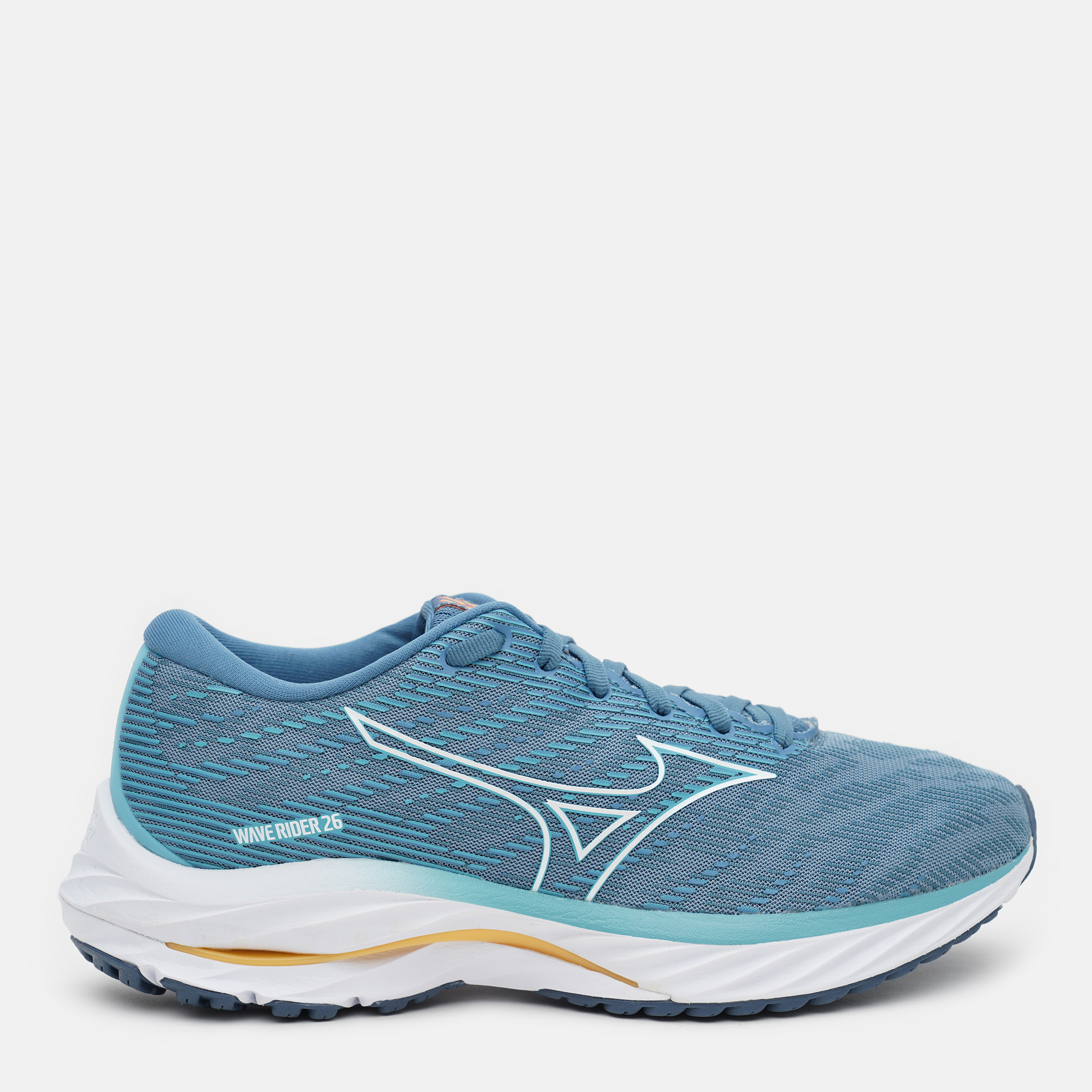 Акція на Жіночі кросівки для бігу Mizuno Wave Rider 26 J1GD220328 36 (3.5UK) 22.5 см Блакитно-сірі від Rozetka