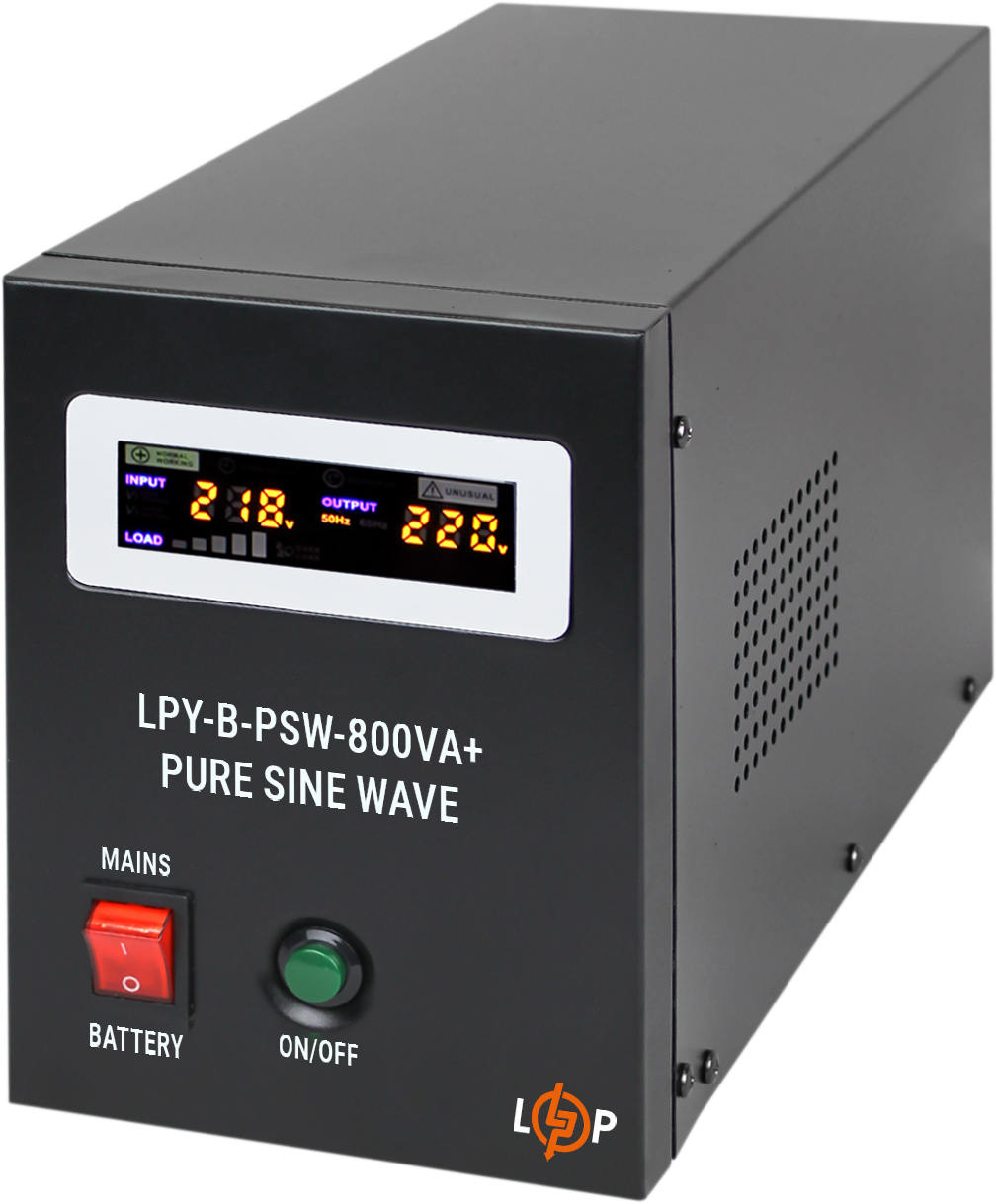 ИБП LogicPower для котлов LPY-B-PSW-800VA+ (560 Вт) 5A/15A (LP4150 ...