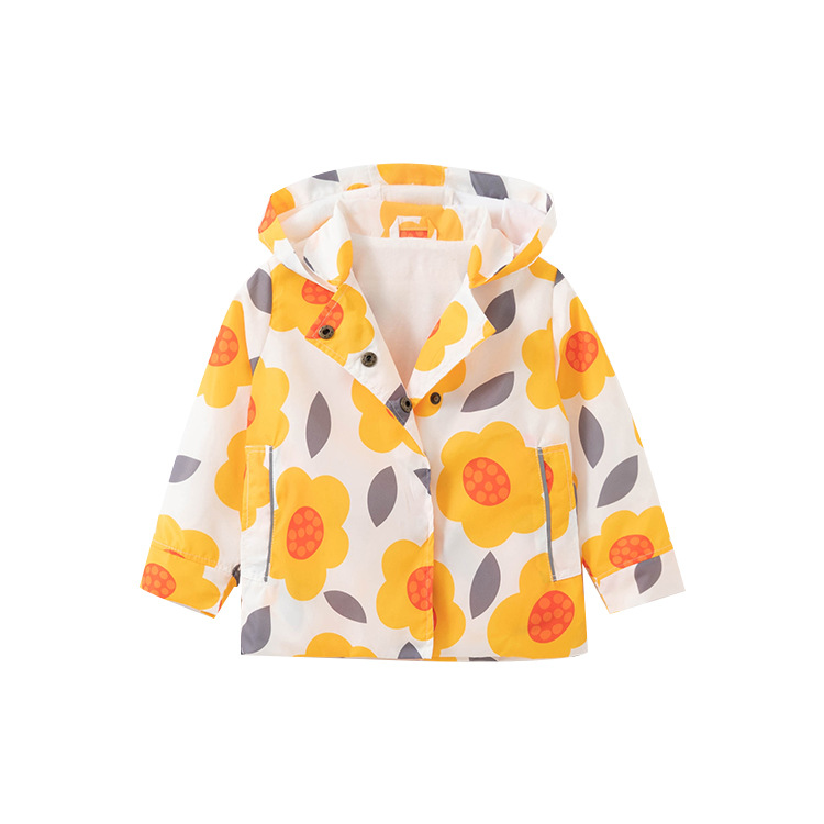 

Куртка-ветровка для девочки Yellow flowers Malwee (130) Желтый