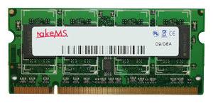 

Оперативная память TakeMS 2Gb SO-DIMM DDR2 800MHz 2048MB PC2-6400 (TMS2GS264D082-806)