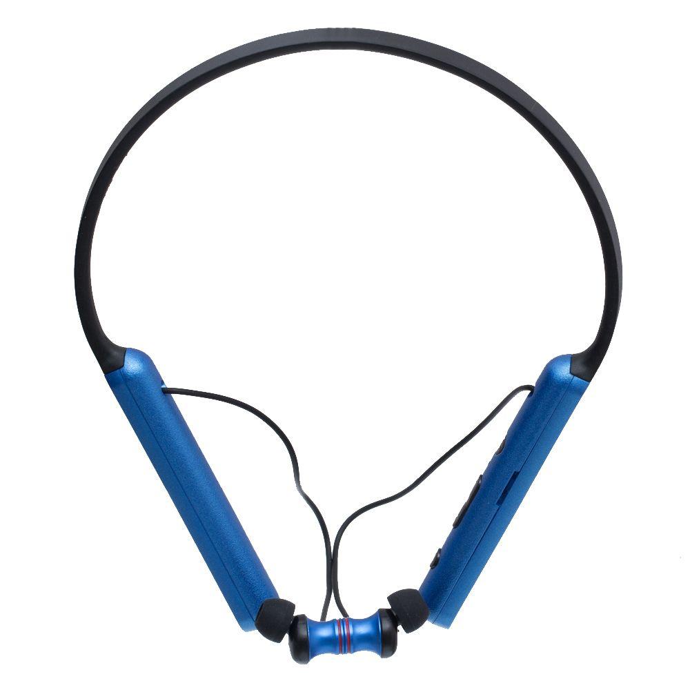

Беспроводная гарнитура DeepBass D-27 Bluetooth стерео наушники Чёрно-Синие