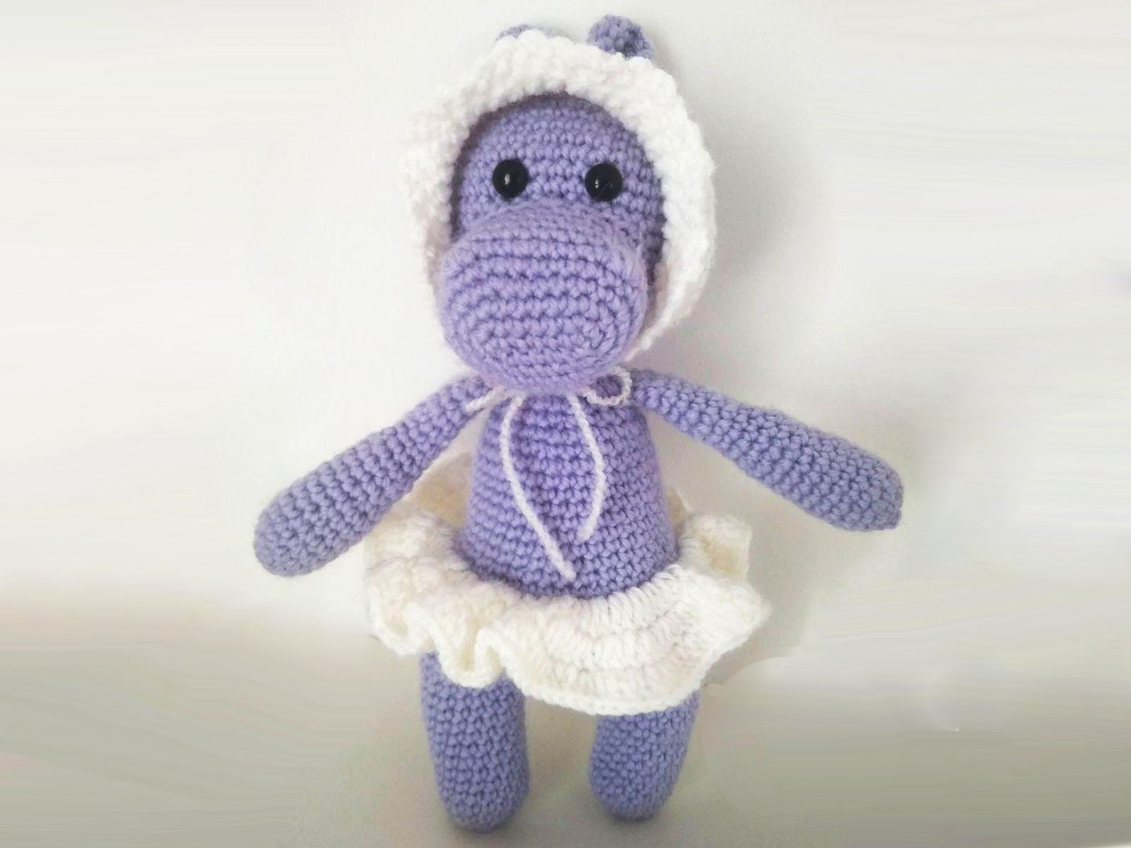 

Вязаная игрушка HandMade бегемотик (KTG-2)