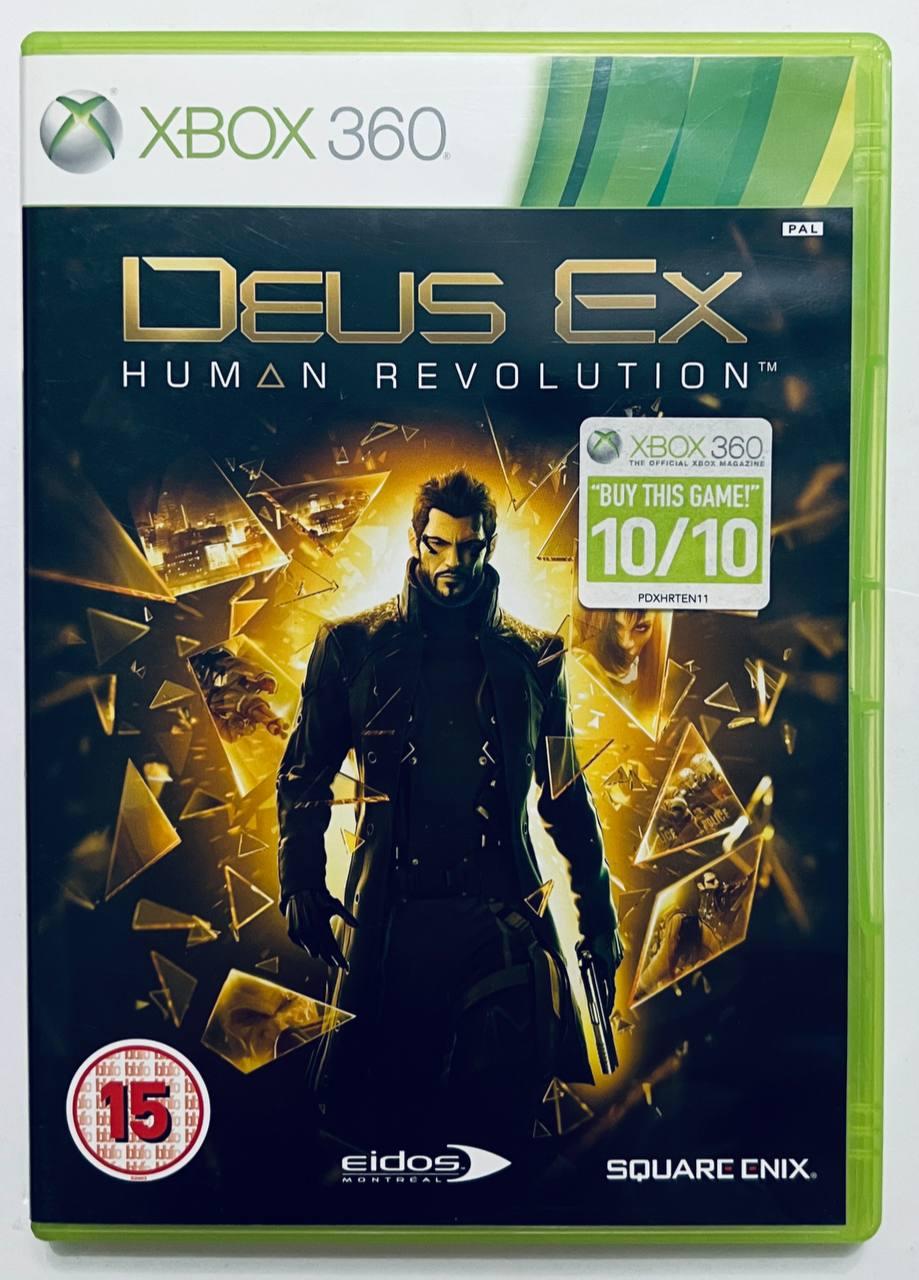 Deus Ex Human Revolution, Б/У, английская версия - диск для Xbox 360