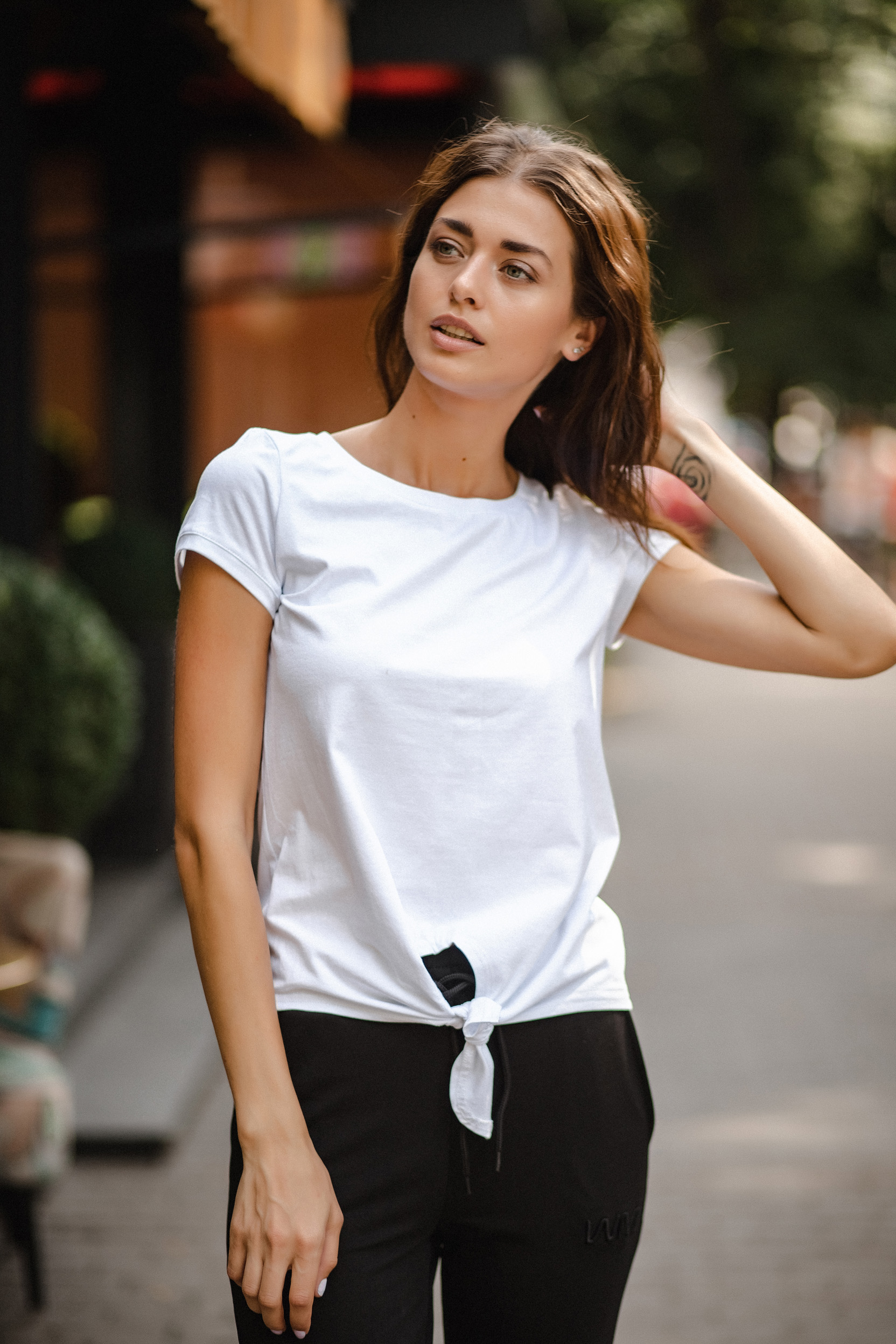 

Футболка Wear me с завязкой XL Белый 1w/88/10