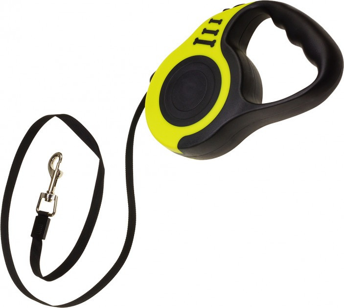 

Поводок рулетка для собак Retractable Dog Leash SJ-188-5M, черно-желтый, поводок для собак 5 метров (1007820-Other-1)