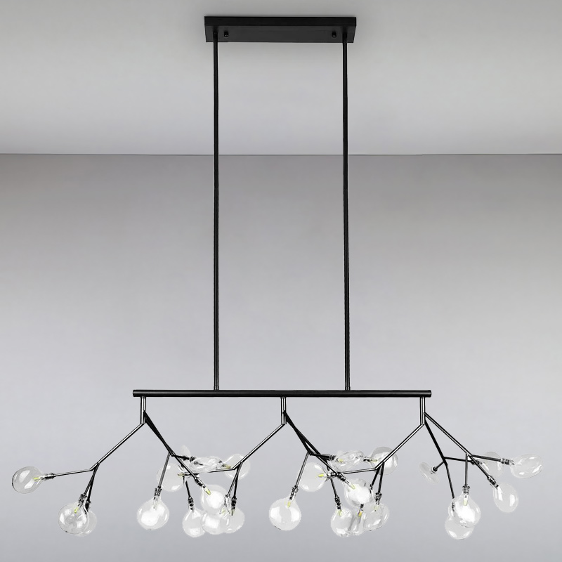 

Люстра подвесная Light House LS-15235-27 BK+CL черная