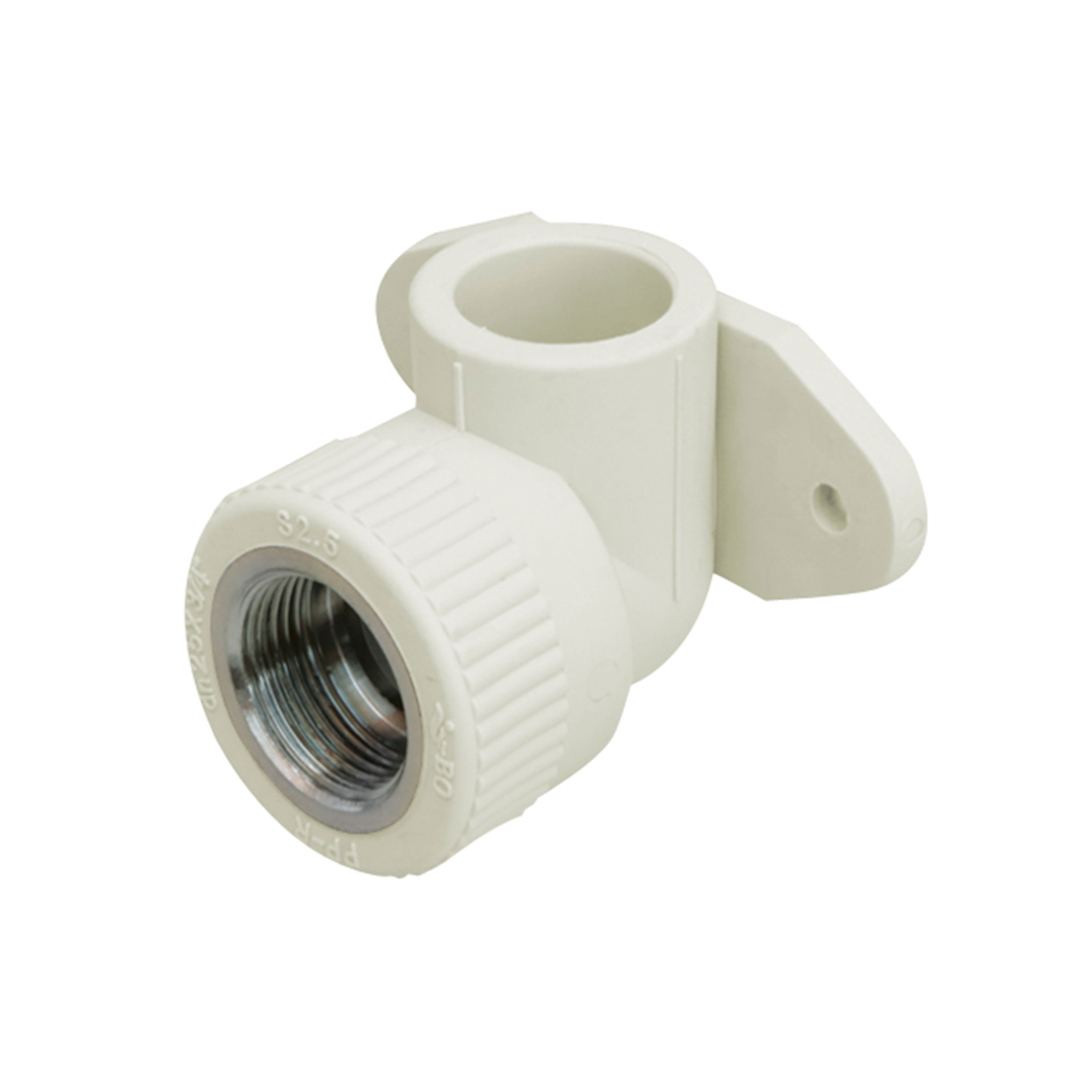 Уголок PPR Blue Ocean настенный с креплением 20х3/4", 90° ВР – низкие ...