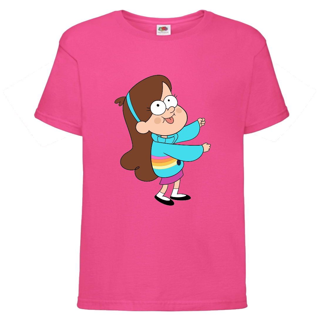 

Футболка детская Гравити Фолз Мэйбл 2 (Gravity Falls Maybl 2) розовая (GF pin-005) 164 см