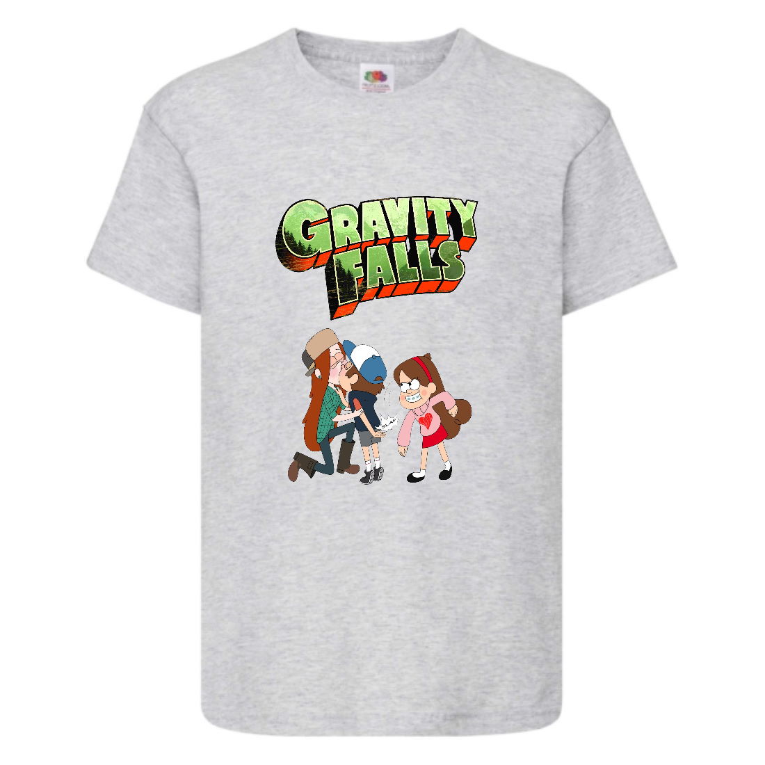 

Футболка детская Гравити Фолз Мэйб и Диппер 9 (Gravity Falls Mayb and Dipper 9) серая (GF gr-03) 164 см