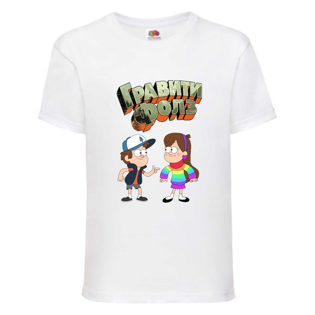 

Футболка детская Гравити Фолз Мэйб и Диппер 8 (Gravity Falls Mayb and Dipper 8) белая (GF wh-03) 164 см