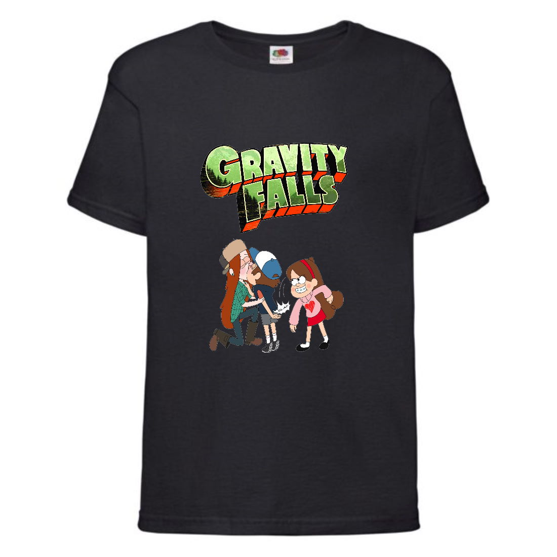 

Футболка детская Гравити Фолз Мэйб и Диппер 9 (Gravity Falls Mayb and Dipper 9) черная (GF blc-03) 164 см