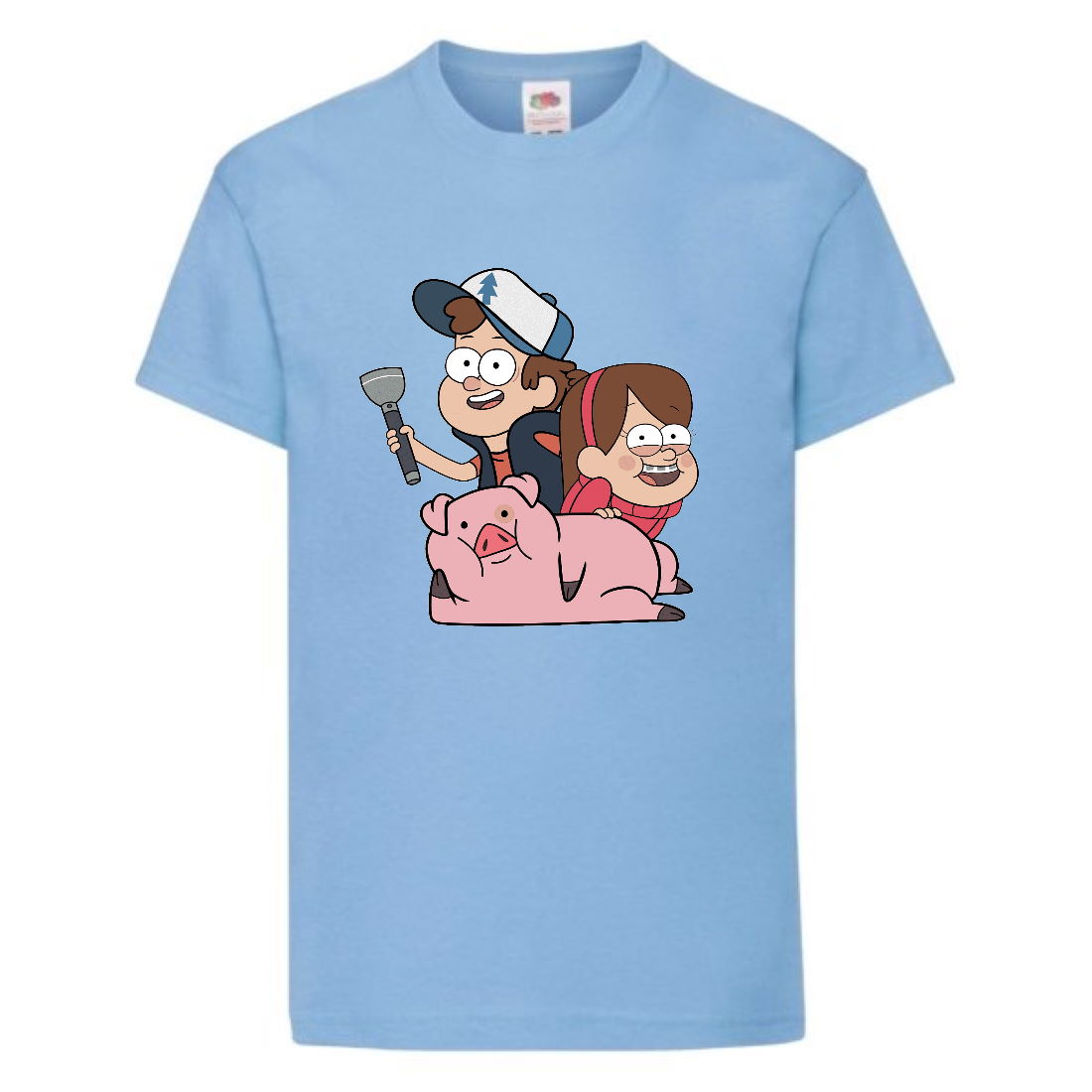

Футболка детская Гравити Фолз Мэйб и Диппер 10 (Gravity Falls Mayb and Dipper 10) голубой (GF lblu-04) 116 см