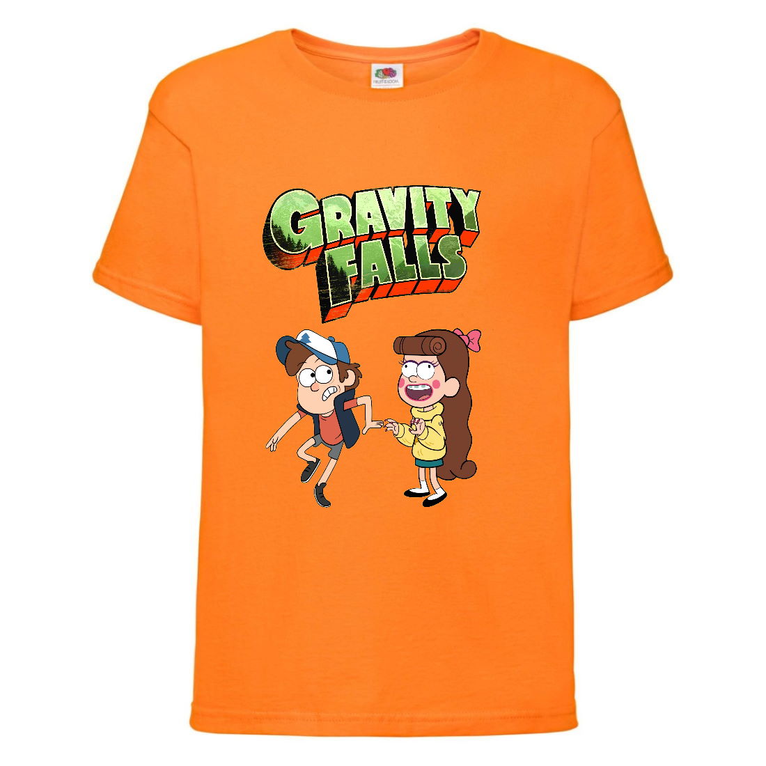 

Футболка детская Гравити Фолз Мэйб и Диппер 12 (Gravity Falls Mayb and Dipper 12) оранжевая (GF or-07) 140 см