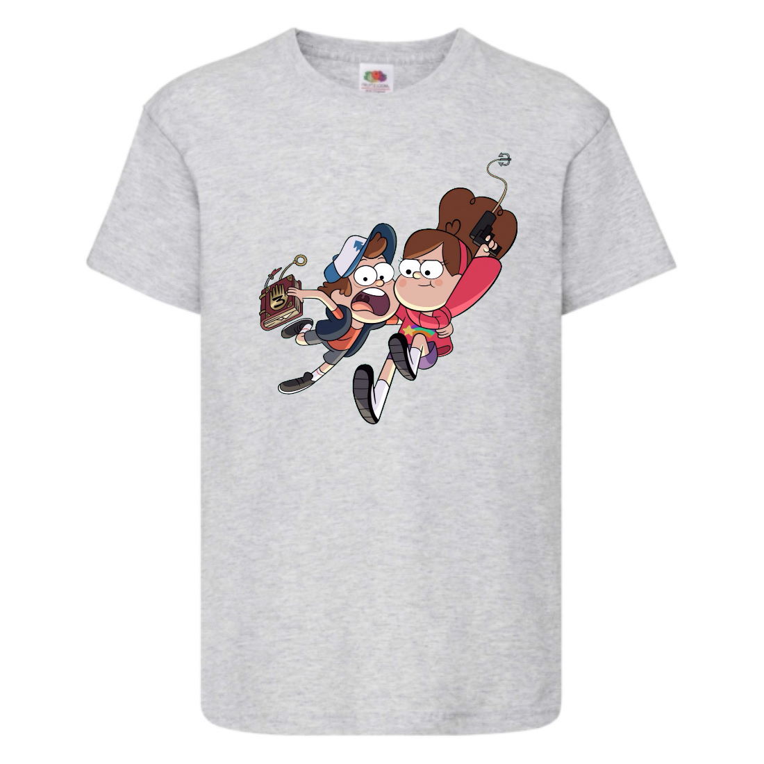 

Футболка детская Гравити Фолз Мэйб и Диппер (Gravity Falls Mayb and Dipper) серая (GF gr-5) 116 см