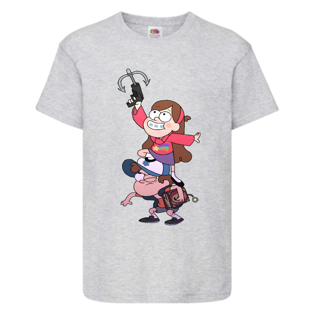 

Футболка детская Гравити Фолз Мэйб и Диппер 4 (Gravity Falls Mayb and Dipper 4) серая (GF gr-7) 152 см