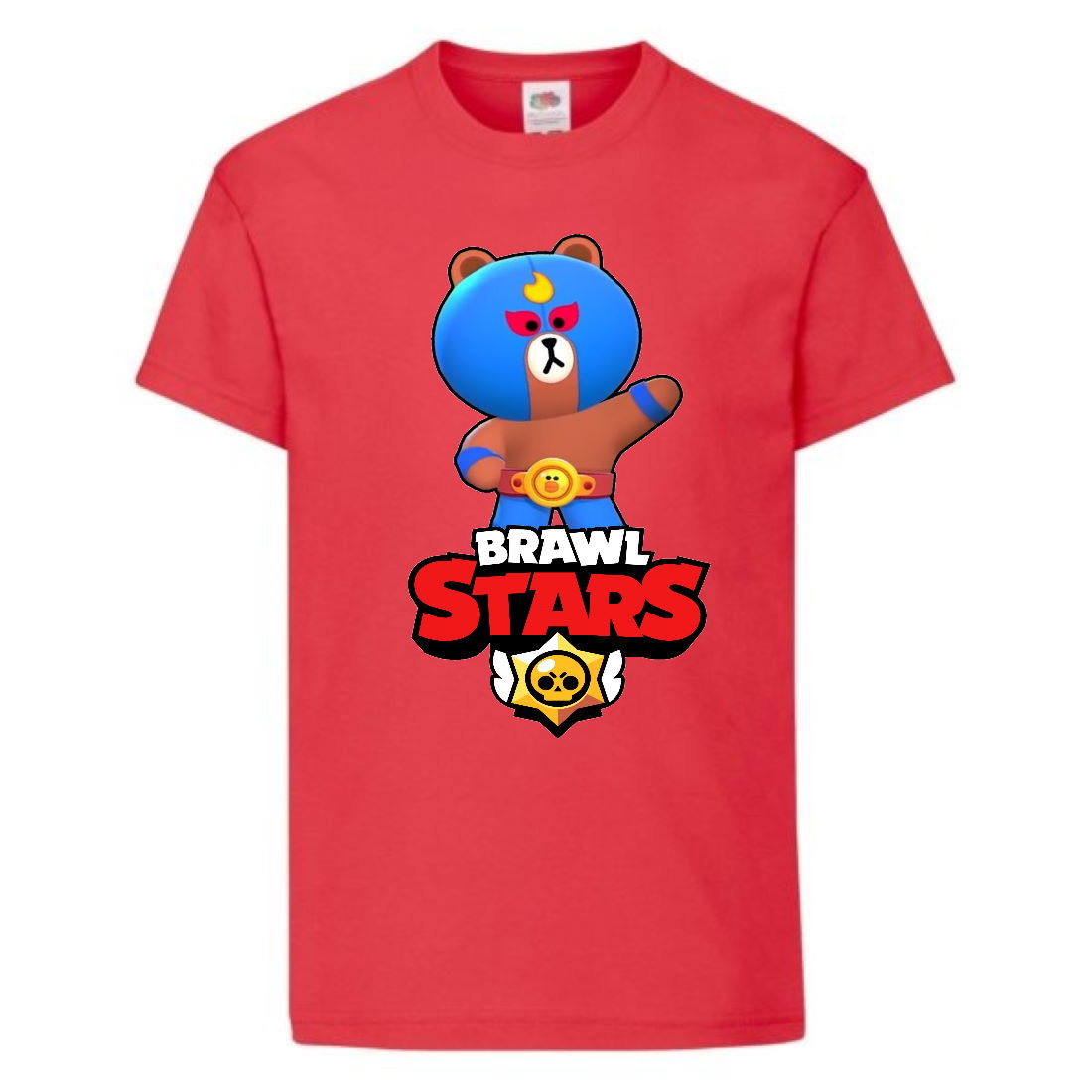 

Футболка детская Бравл Старс Эль Браун (Brawl Stars El Brown) красная (BS ElBro rd-1) 164 см