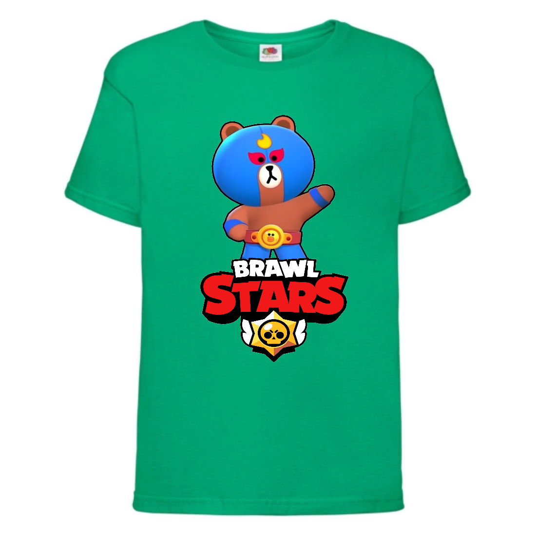 

Футболка детская Бравл Старс Эль Браун (Brawl Stars El Brown) зеленая (BS ElBro grn-1) 164 см