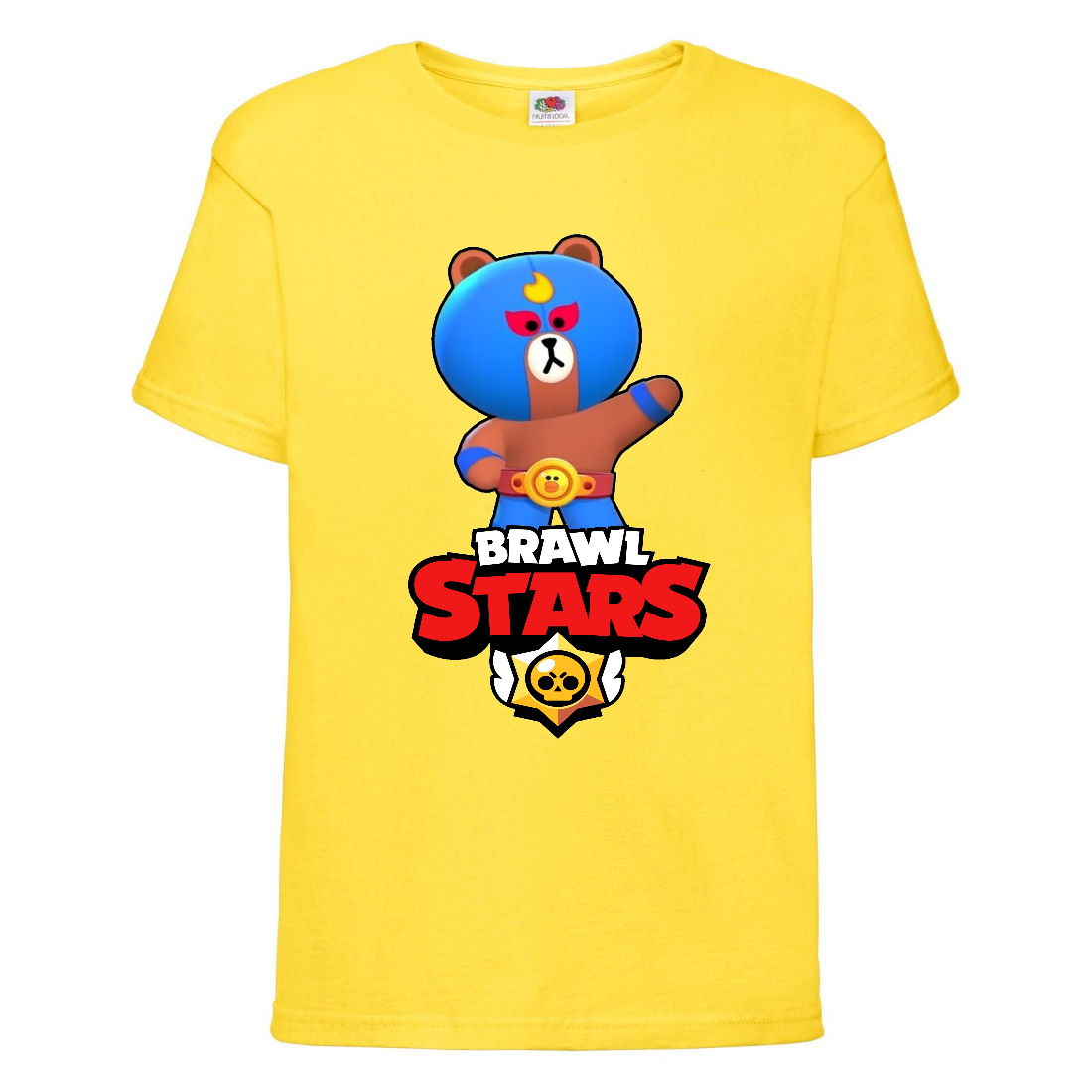 

Футболка детская Бравл Старс Эль Браун (Brawl Stars El Brown) желтая (BS ElBro yel-1) 140 см
