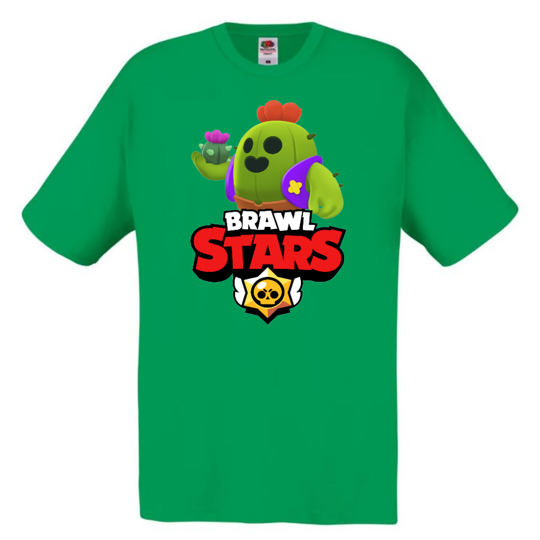 

Футболка детская Бравл Старс Спайк (Brawl Stars Spike) зеленая 116 см